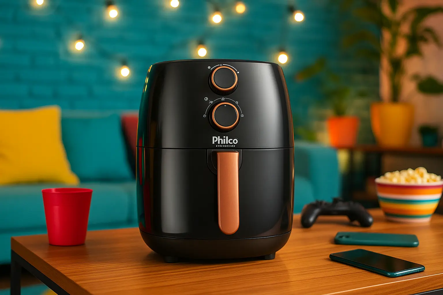 6 Air Fryer Philco Kitchen Art com desempenho turbinado para 2025