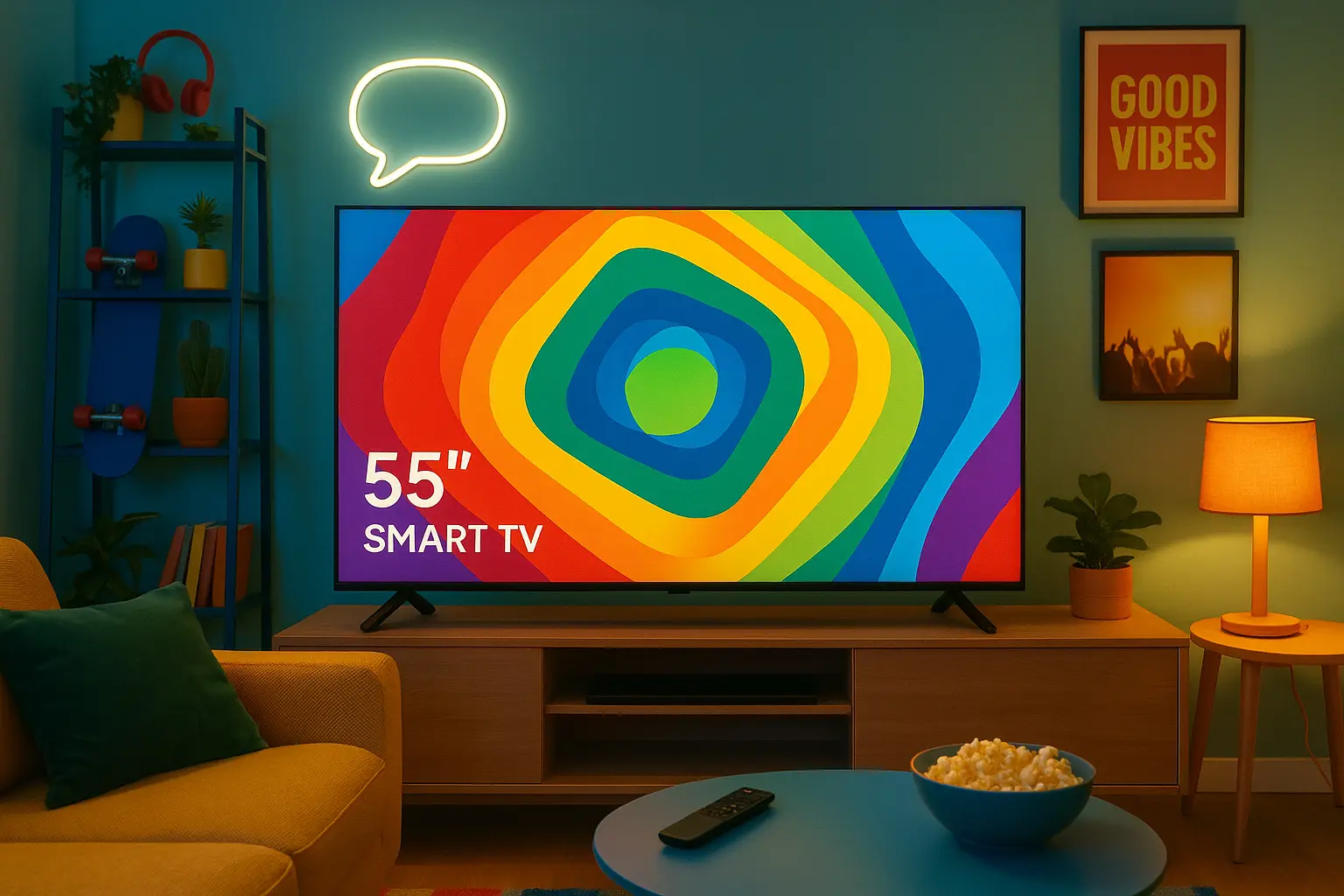 6 Smart TVs 55 Polegadas com Desempenho Turbinado para 2025