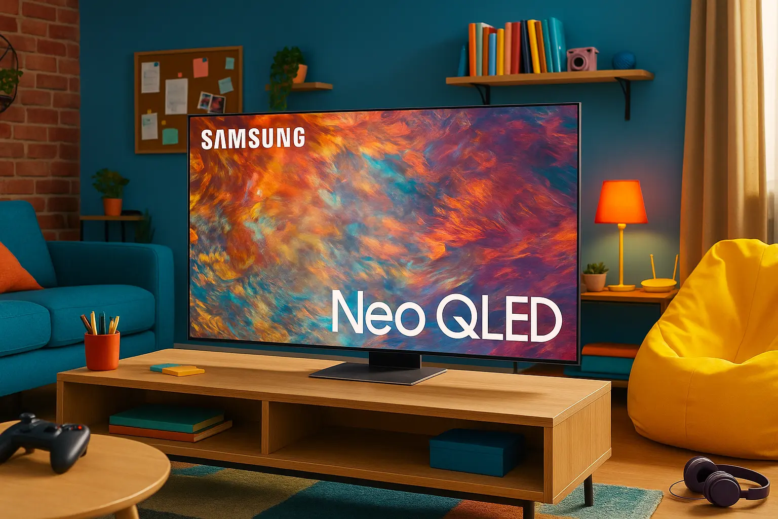 6 smart TV Samsung Neo QLED 55 com desempenho turbinado