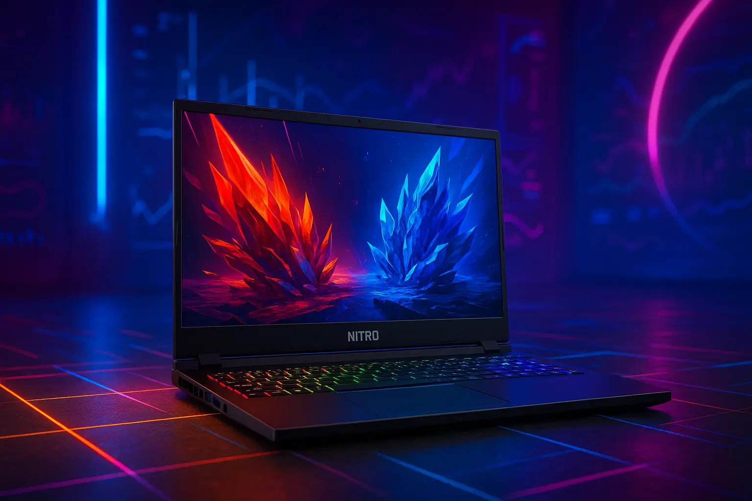 Melhor notebook gamer Acer Nitro V15 com RTX e tela rápida