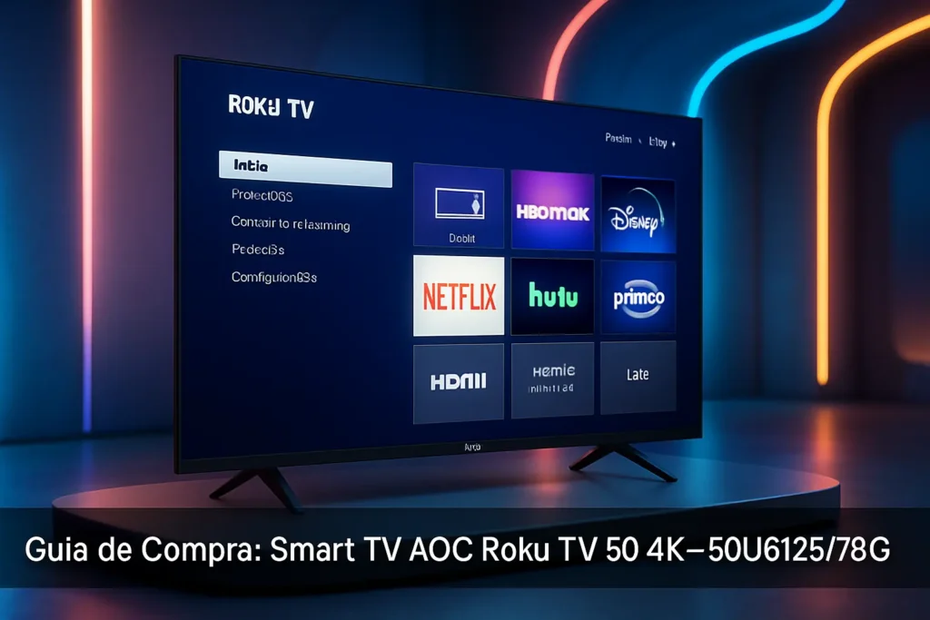 Guia de Compra: 5 Melhores smart TV AOC Roku TV 50 4K - 50U6125/78G