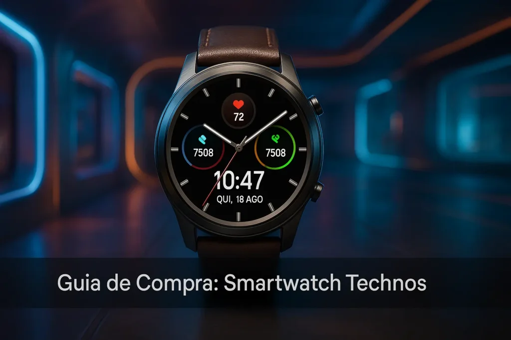 Guia de Compra: 5 Melhores Smartwatch Technos 2025