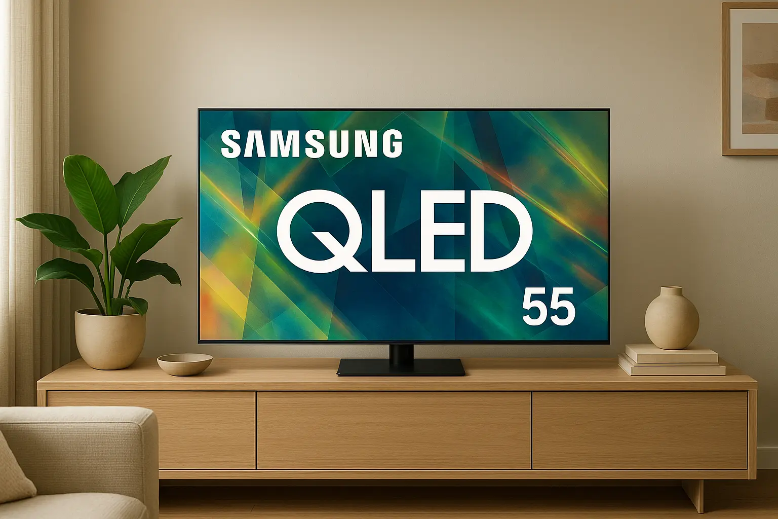 Melhor TV Samsung QLED 55 custo benefício 2025