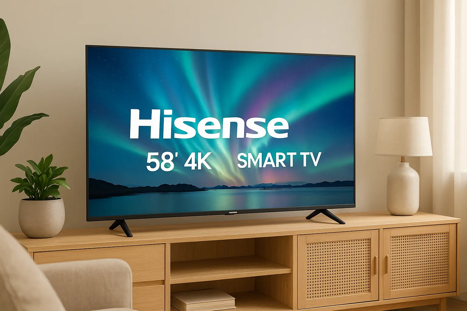Smart TV Hisense 58 4K até R$2.599 com avaliações ★4,6