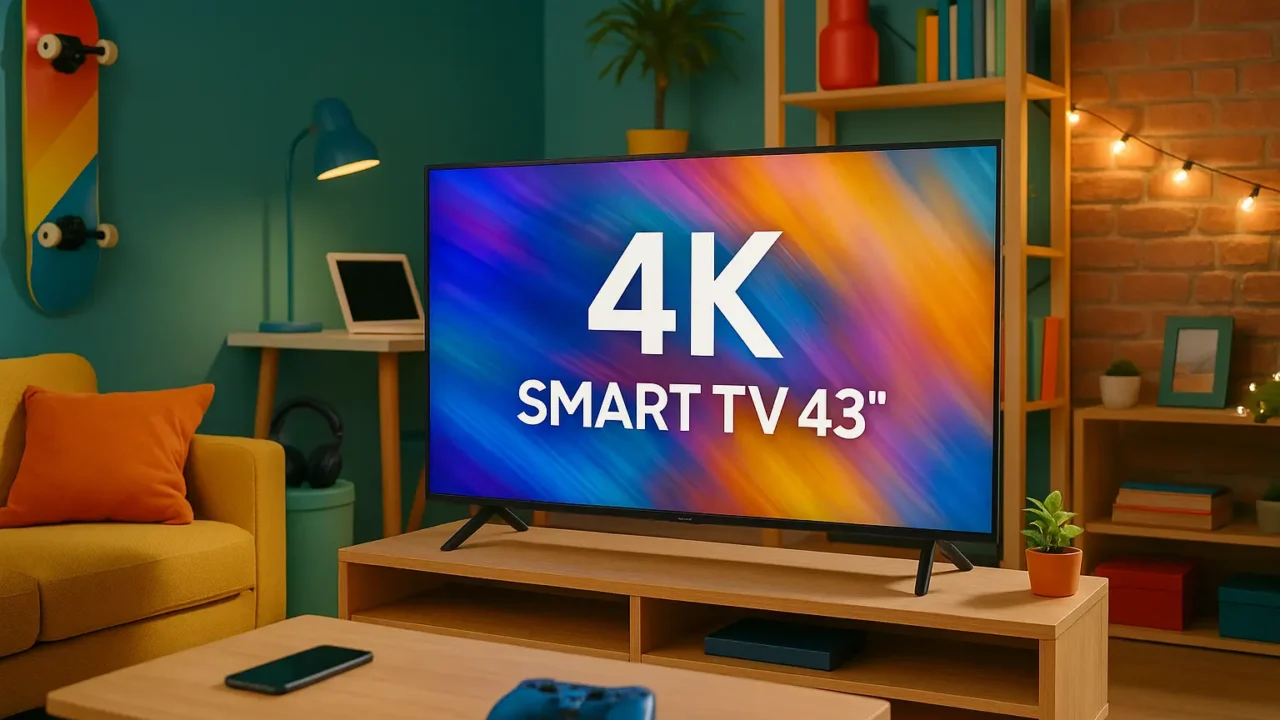 Samsung 43 4K Smart TV bom e barato que valem a pena