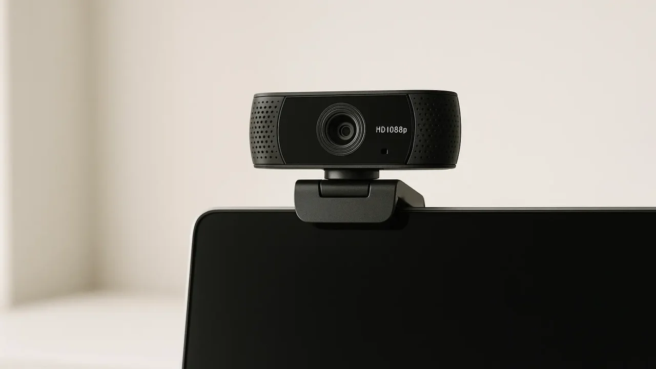 3 webcams Full HD com microfone para reuniões online