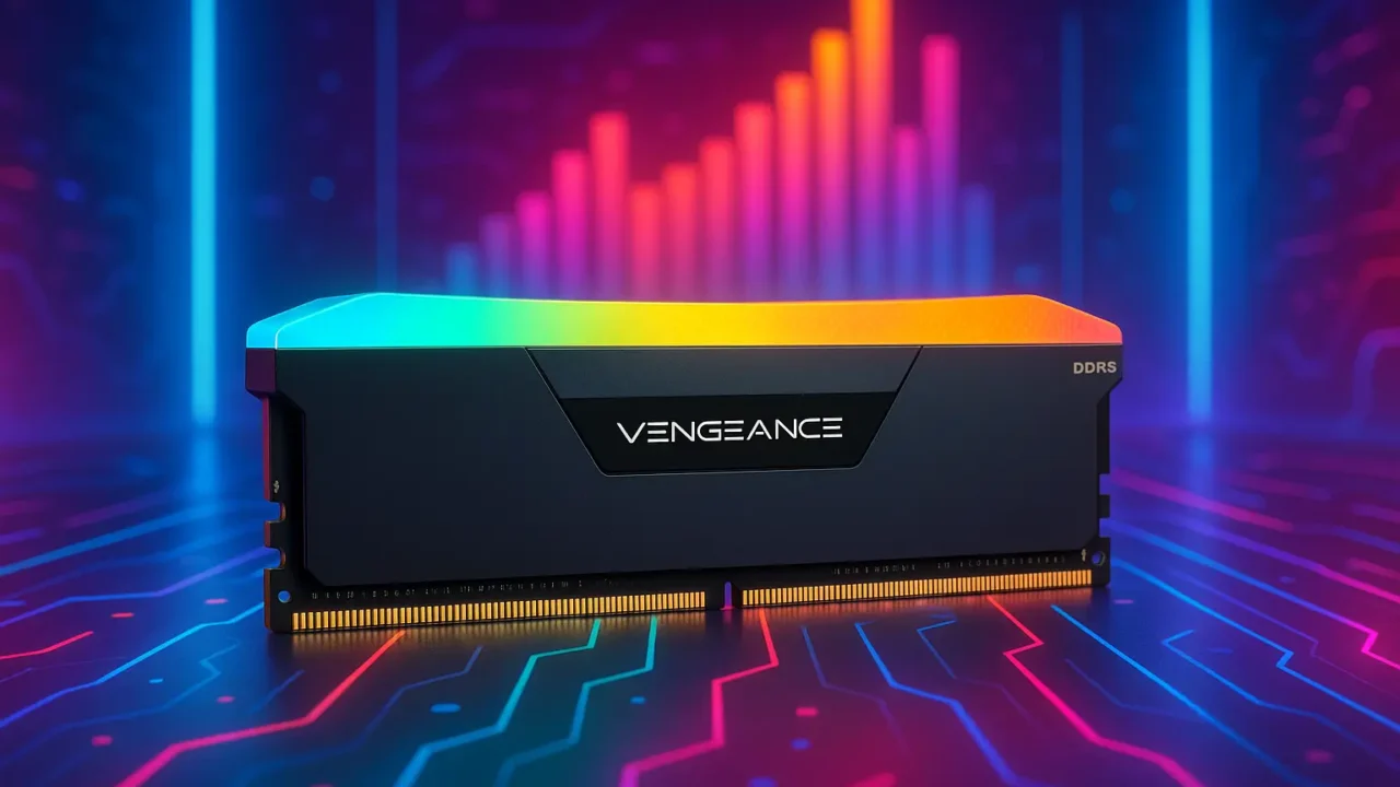 CORSAIR VENGEANCE RGB DDR5 RAM 32GB (2x16GB) 6400MHz CL36-48-48-104 1,35V Intel XMP 3.0 Memória de Computador Desktop – Preto (CMH32GX5M2B6400C36): 3 modelos potentes para qualquer bolso