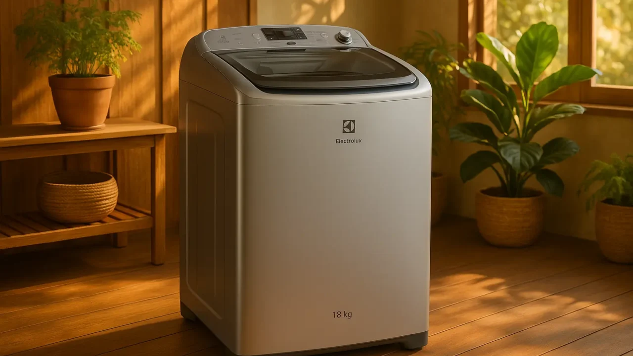 Melhor máquina de lavar roupa Electrolux 18 kg custo benefício 2025