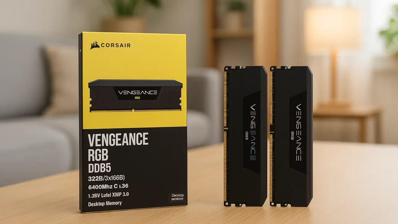 Top 3 memórias DDR5 CORSAIR VENGEANCE RGB para desktops