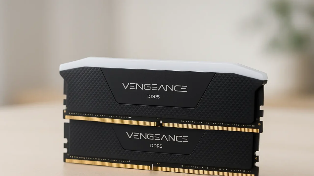 3 CORSAIR VENGEANCE RGB DDR5 RAM 32GB com atualização Android garantida
