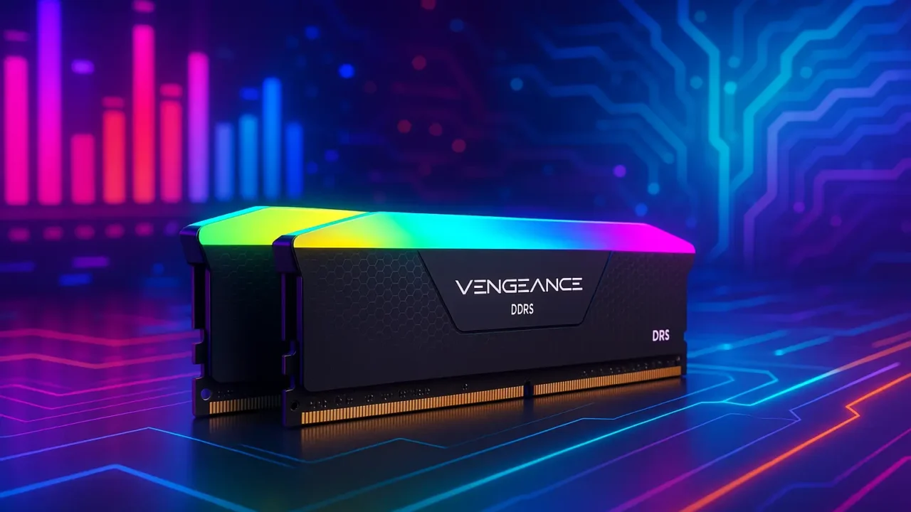 Melhor CORSAIR VENGEANCE RGB DDR5 RAM com alto desempenho