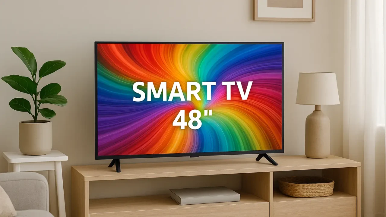 TV Smart 48 polegadas menor preço: modelos que valem a pena