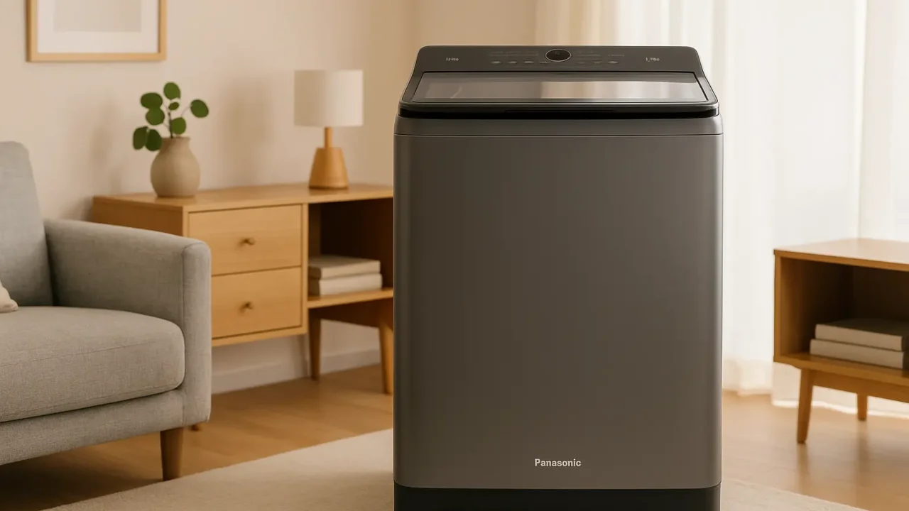 Sob medida para lavanderias domésticas: 3 máquinas Panasonic ideais