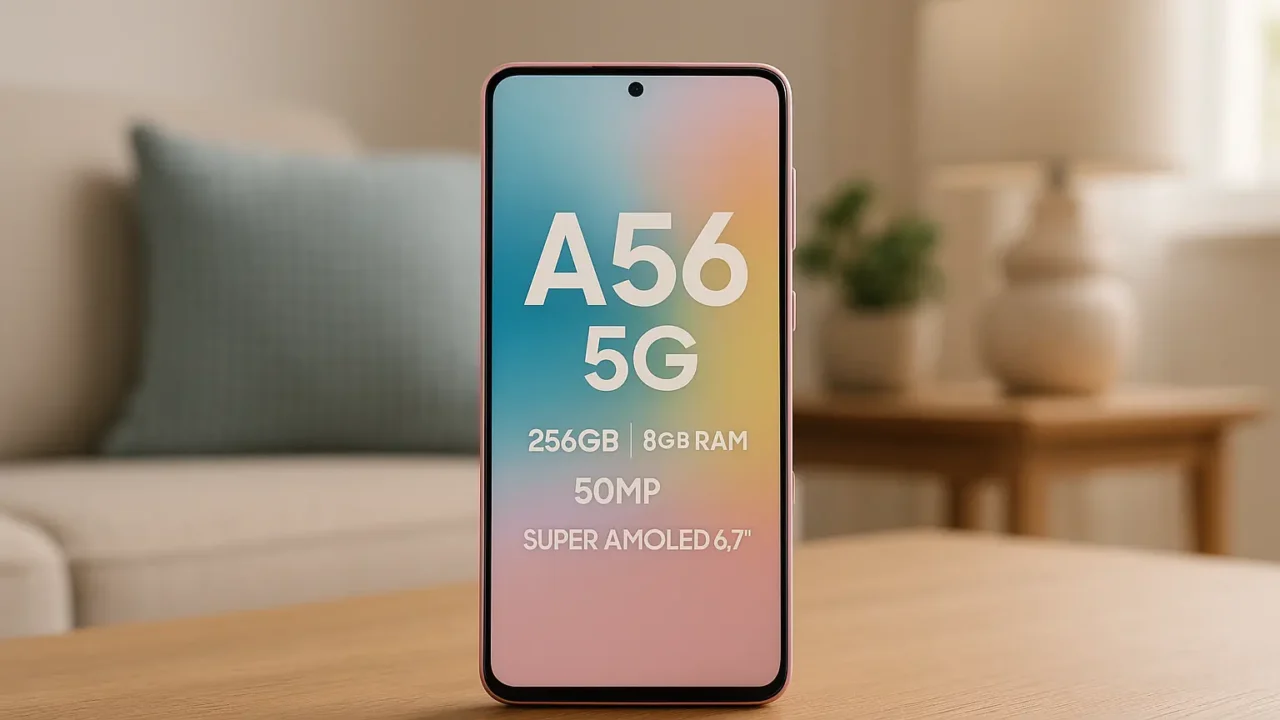 3 Melhores Galaxy A56 5G com Custo-Benefício Imbatível