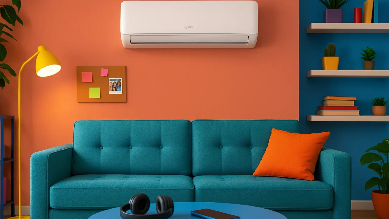 6 Ar-condicionado Split Inverter Midea 12000 Btus com nota máxima dos usuários