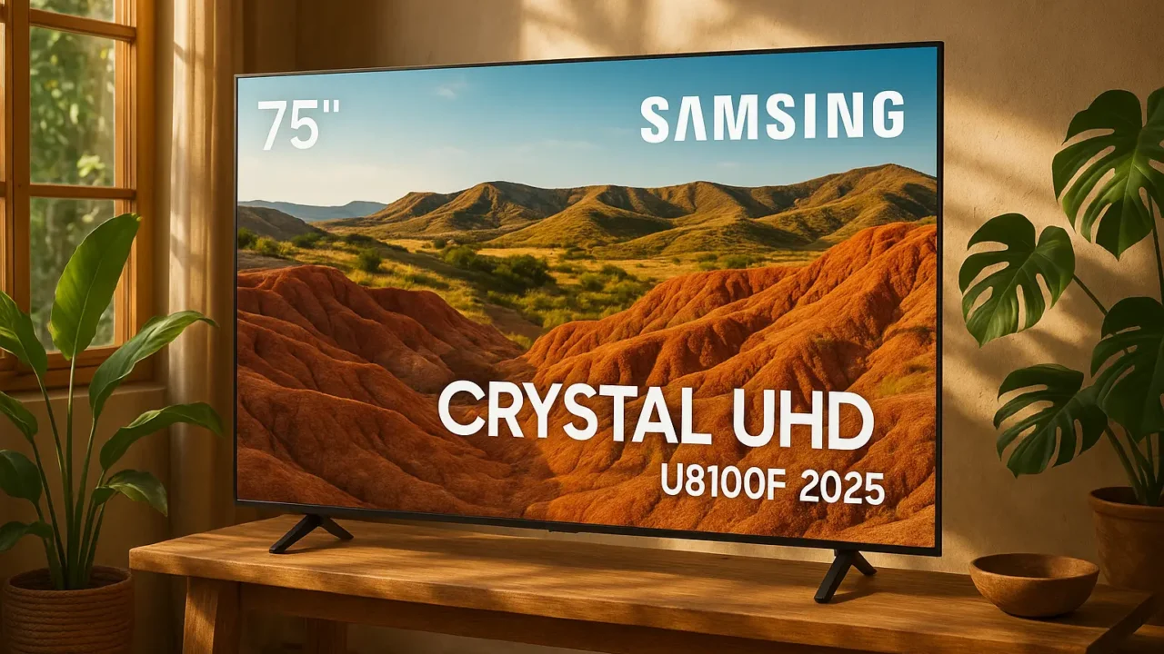 3 melhores Samsung Smart TV Crystal UHD 4K U8100F 2025 perfeitas para sua sala de cinema