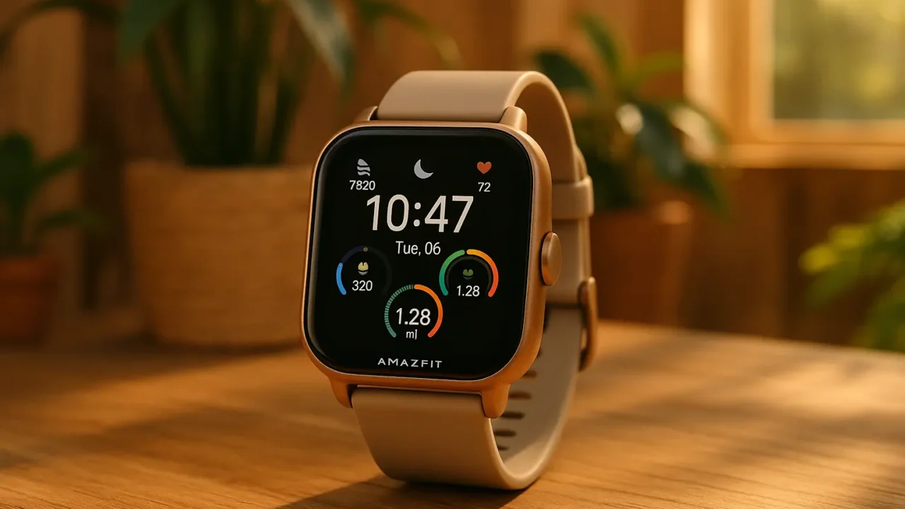6 acessórios Amazfit Active 2 Square com design premium por preço justo