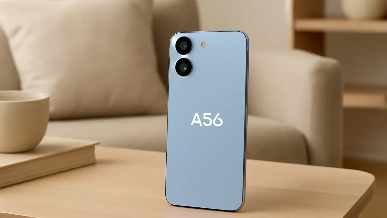 6 Celulares A56 com desempenho turbinado para 2025
