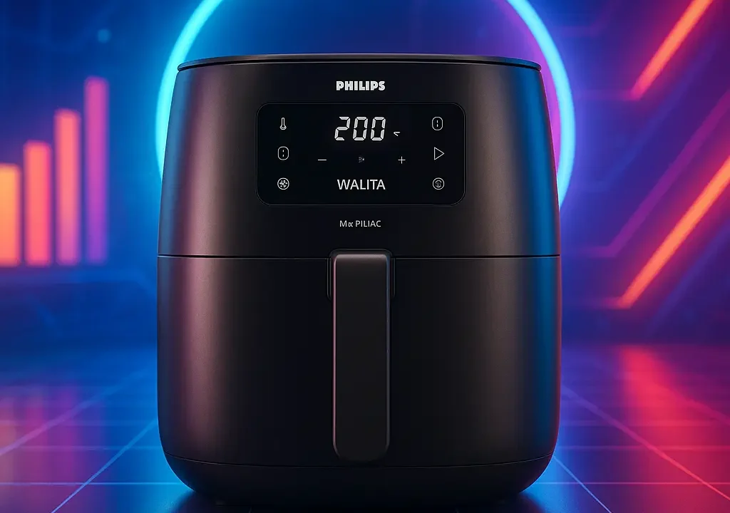 3 fritadeiras Airfryer Walita com tecnologia RapidAir para sua cozinha