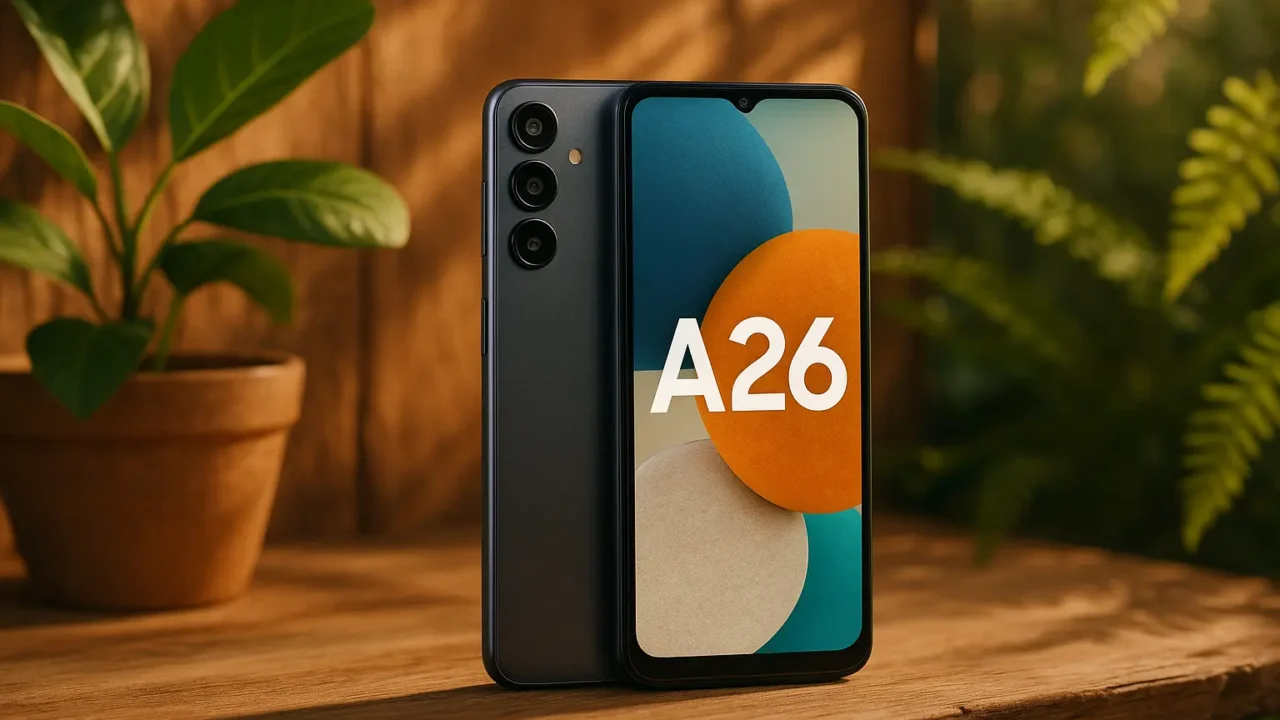 6 Galaxy A26 256GB com design premium por preço justo