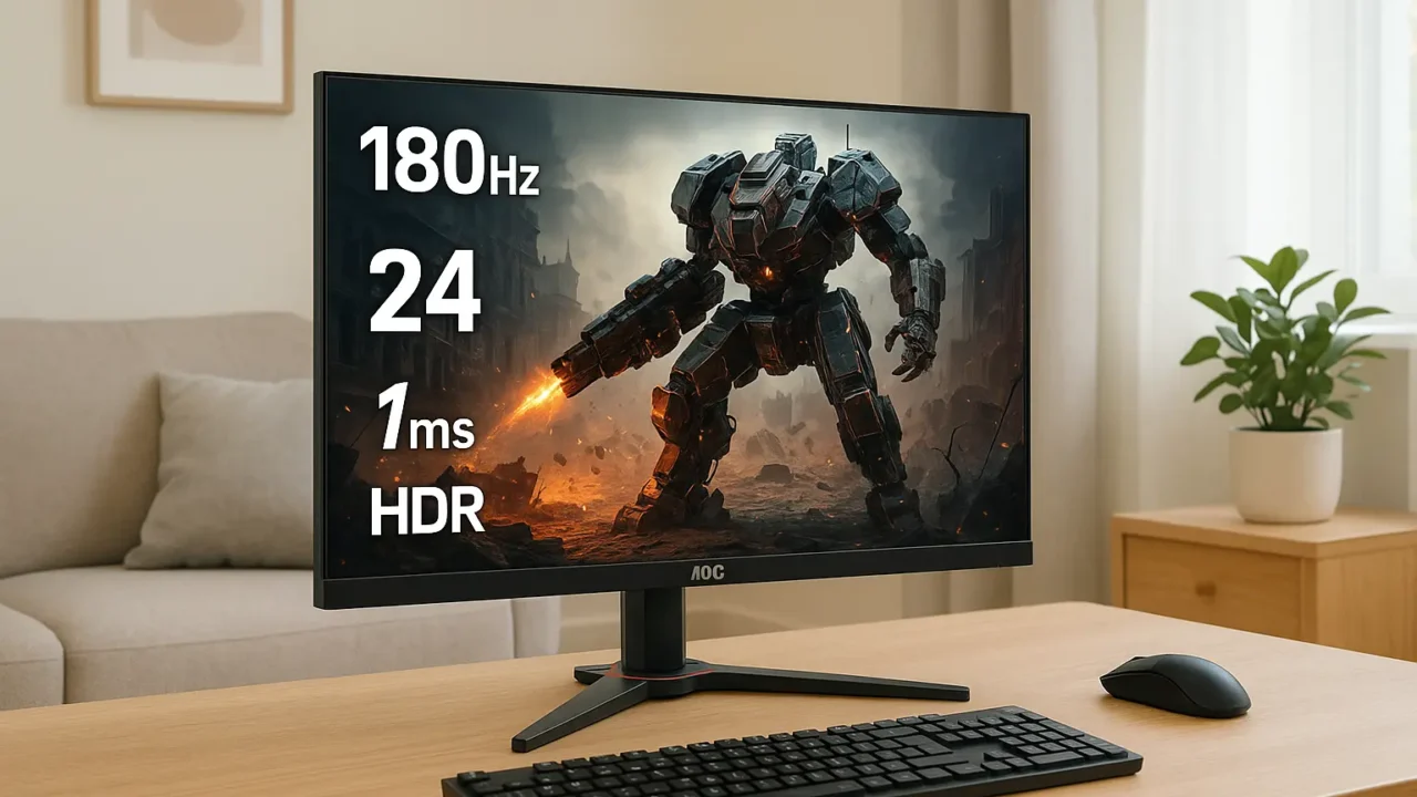Guia de Compra: 3 Melhores Monitores Gamer 24” 180Hz Recomendados por Especialistas