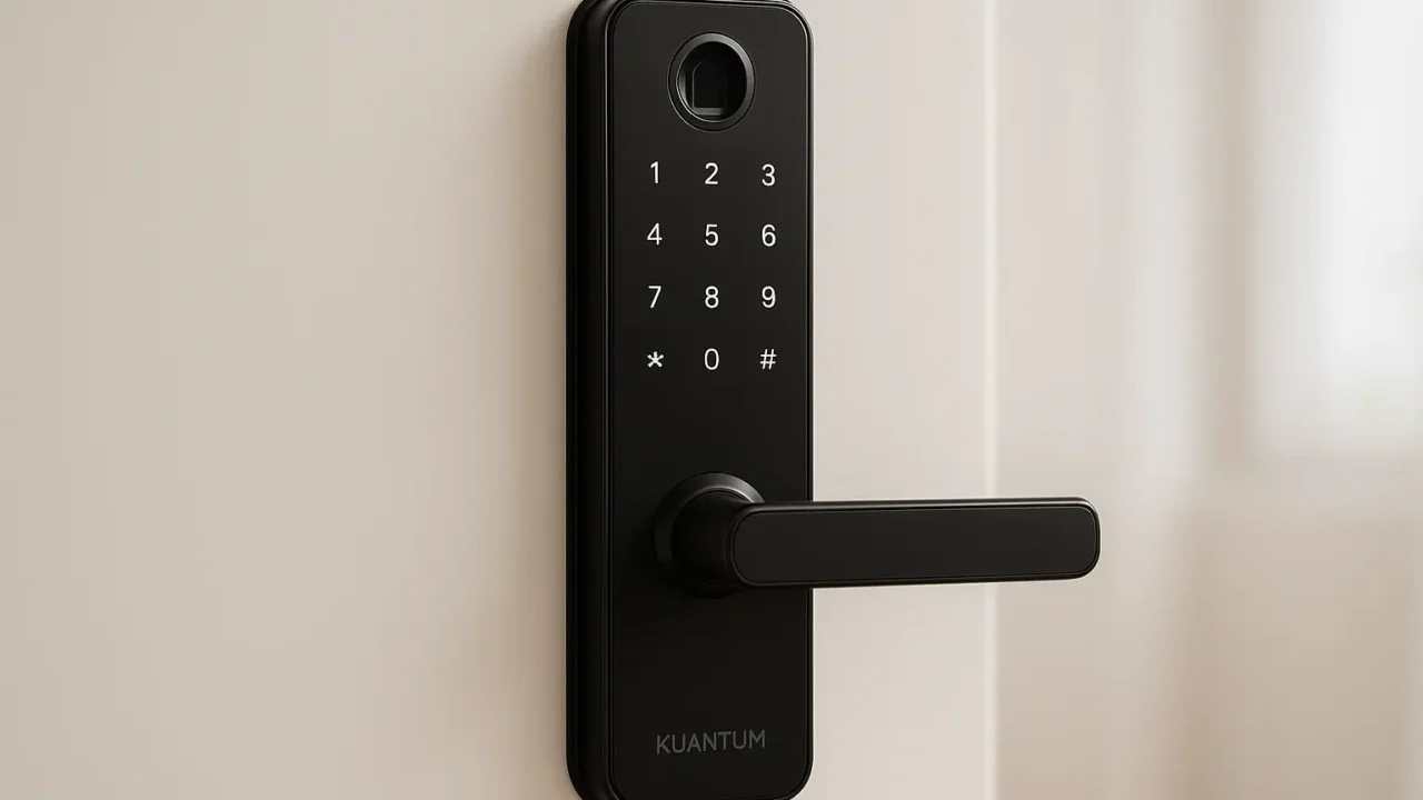 Design premium: 3 fechaduras biométricas com segurança e estilo