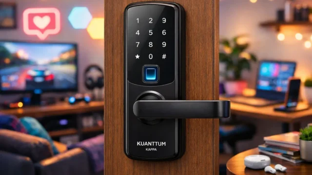 Fechadura Eletrônica: 3 modelos Kuanttum para segurança inteligente