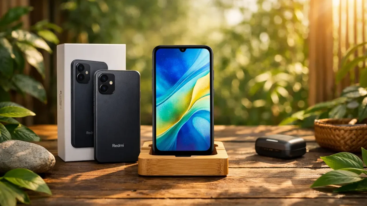 6 Xiaomi Redmi A5 128GB 4GB com design premium por preço justo em 2025