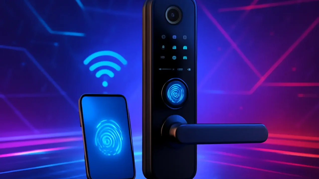 Fechadura Eletrônico Digital Biométrica Com Câmera Wifi, Controle do App Tuya até R$550: 3 escolhas com avaliações ★4,5