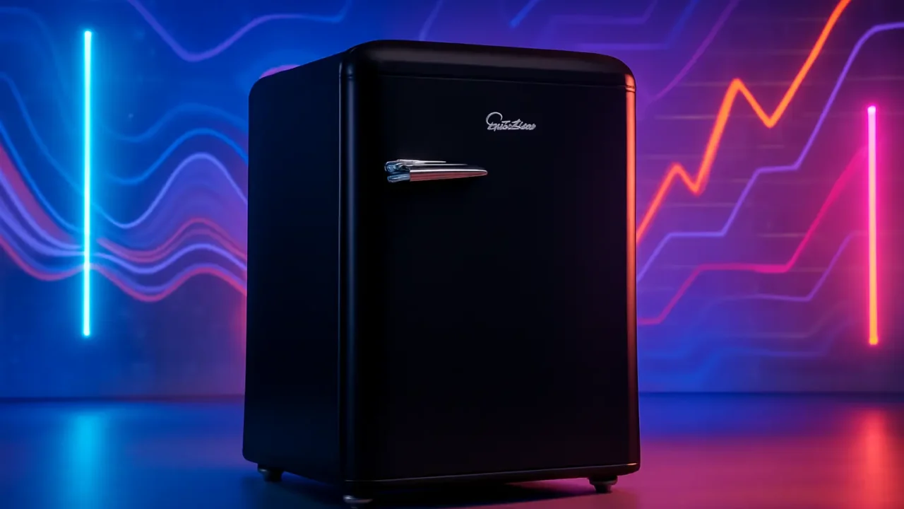 Promoção relâmpago: 3 Frigobar Retrô, 95L, Preto, 110V, Midea até R$1.499