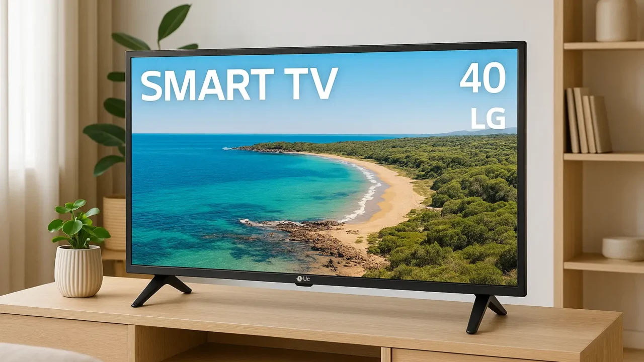 Melhor smart TV 40 LG menor preço custo beneficio 2025