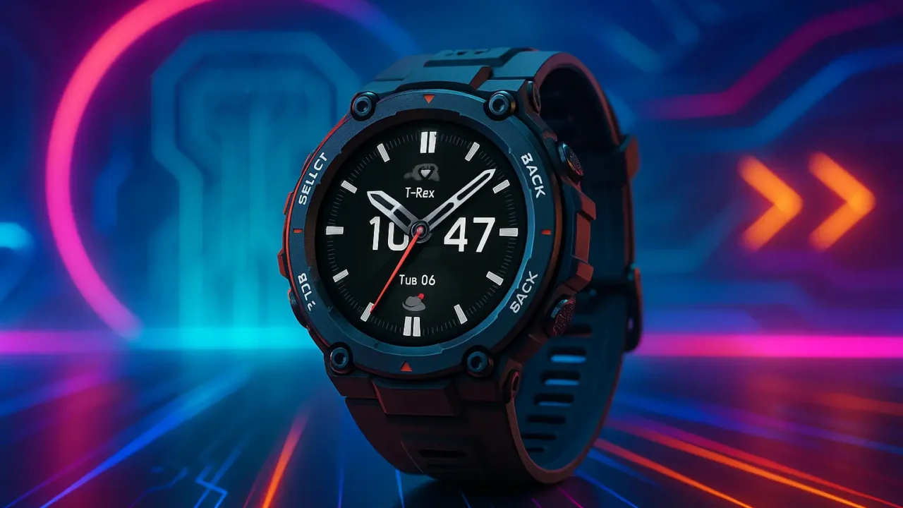 melhor Amazfit T-Rex Pro da Amazfit com GPS militar