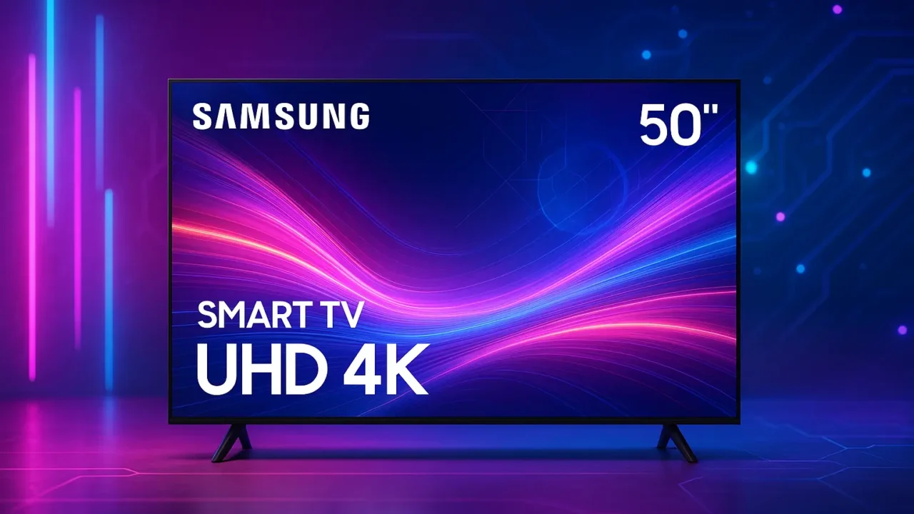 Smart TV LED Samsung 50 polegadas UHD 4K UN50CU770: 6 modelos imperdíveis para qualquer bolso