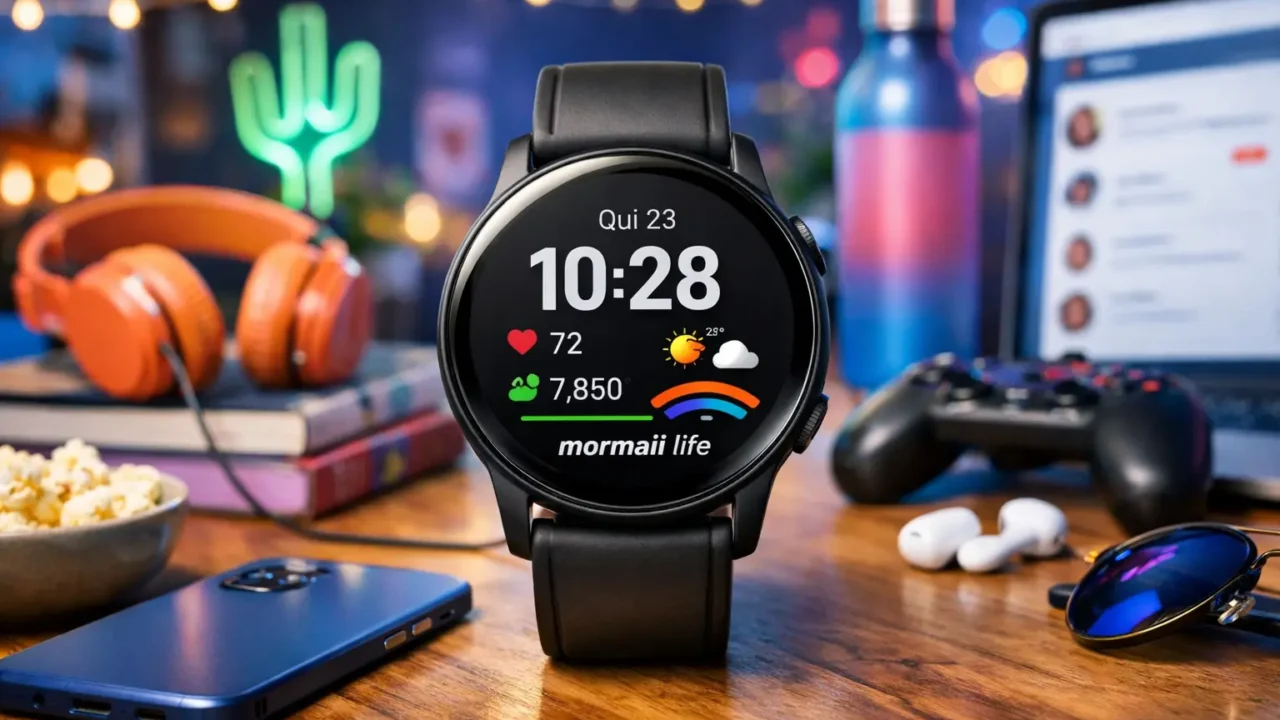 Guia rápido: 6 Mormaii Life smartwatch com mais recursos em 2025