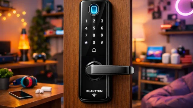 Fechadura Eletronica Digital Biométrica Smart Inteligente Kuanttum Kappa até R$1.049: 3 escolhas com avaliações ★4,5
