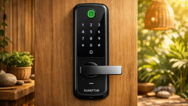 Autonomia top: 3 fechaduras digitais Kuanttum com biometria em 2025