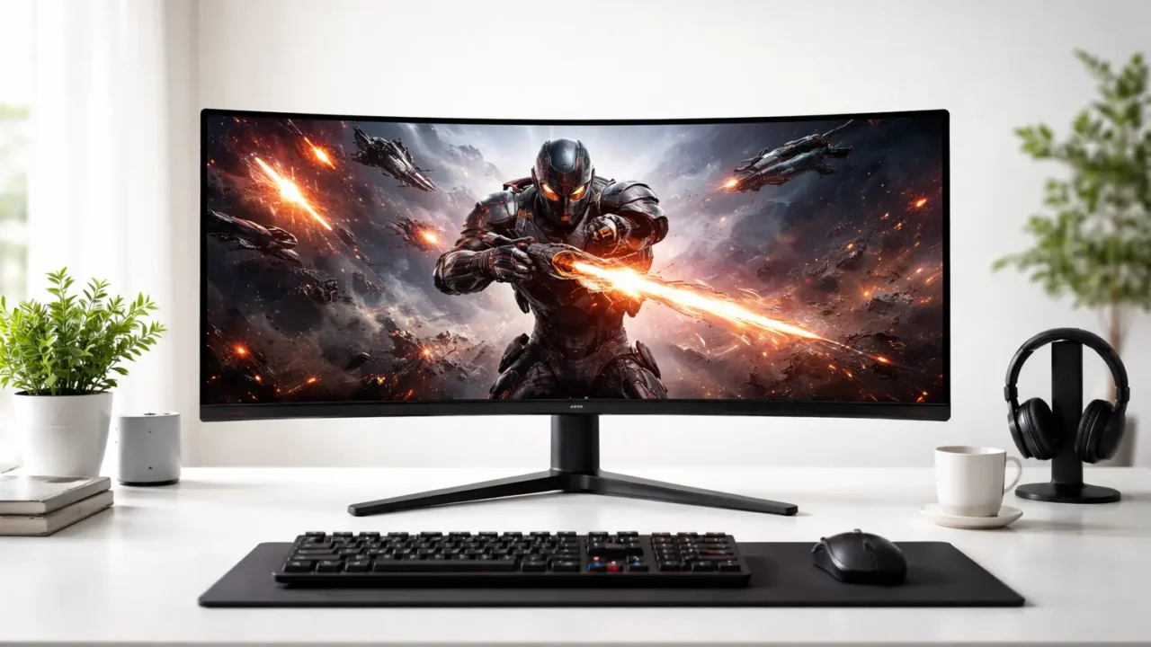 6 Monitores Gamer Curvo com Design Premium por Preço Justo