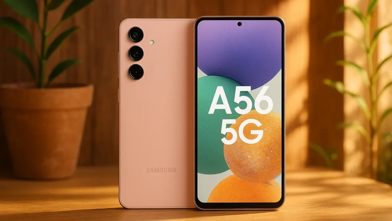 Garantia estendida: 3 smartphones Samsung Galaxy A56 5G com suporte VIP