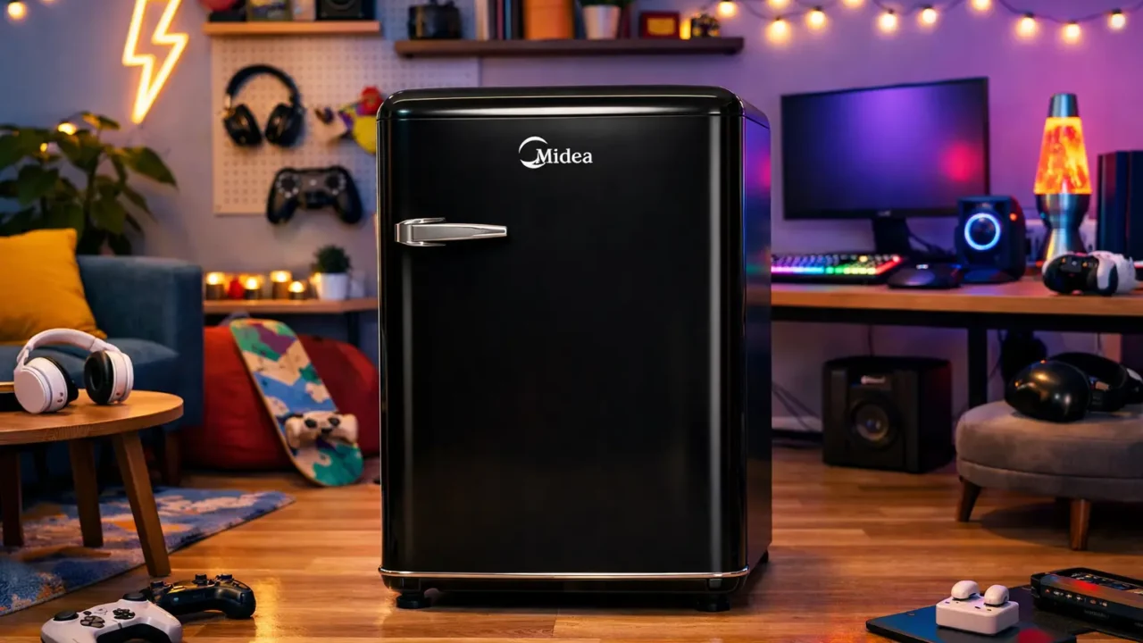 3 Frigobares Midea com design retrô para transformar seu ambiente