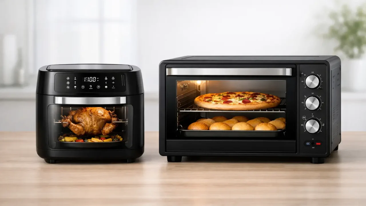WAP Barbecue Digital 10L vs Mueller Air Forno 35L: versatilidade ou capacidade?
