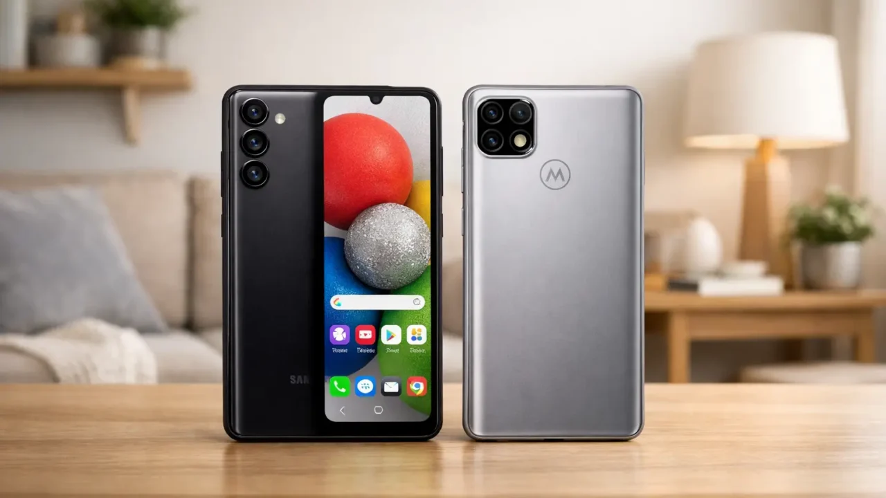 Samsung Galaxy A05s vs Motorola Moto G05: Desempenho ou Bateria Duradoura?