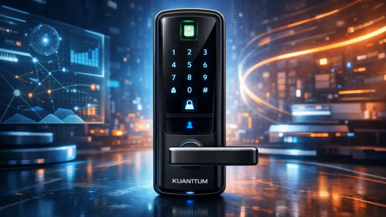 Menos de 200g: 3 fechaduras eletrônicas biométricas Kuanttum em 01/03/2026 20:31:23