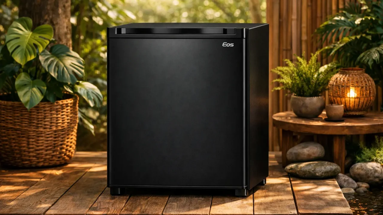 Som imersivo: 3 Frigobar Eos Ice Compact 124l Efb131p Preto 110v