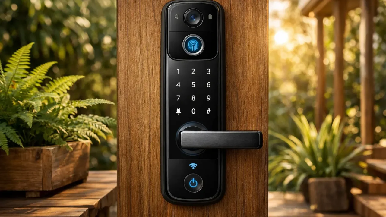 Melhor Fechadura Eletrônica Digital Biométrica com Câmera WiFi e Controle do App Tuya em 09/01/2026 09:00