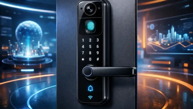 Fechadura Eletrônica Digital Biométrica com Câmera WiFi: 3 Modelos com Controle pelo App Tuya para Sua Casa ou Escritório