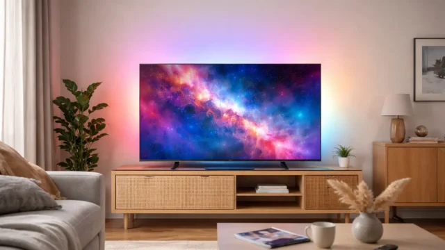 6 Philips Smart TV Ambilight 55 com desempenho turbinado 2026
