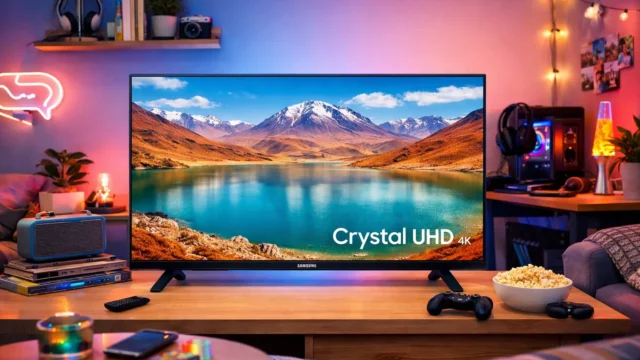 Samsung Smart TV 43" Crystal UHD 4K U8100F 2025 barato e confiável para qualquer bolso