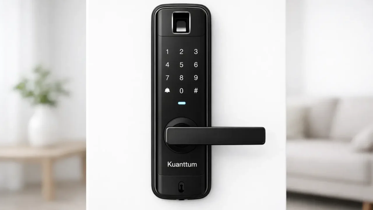 3 Fechaduras Eletrônicas Digitais Biométricas Kuanttum para sua segurança