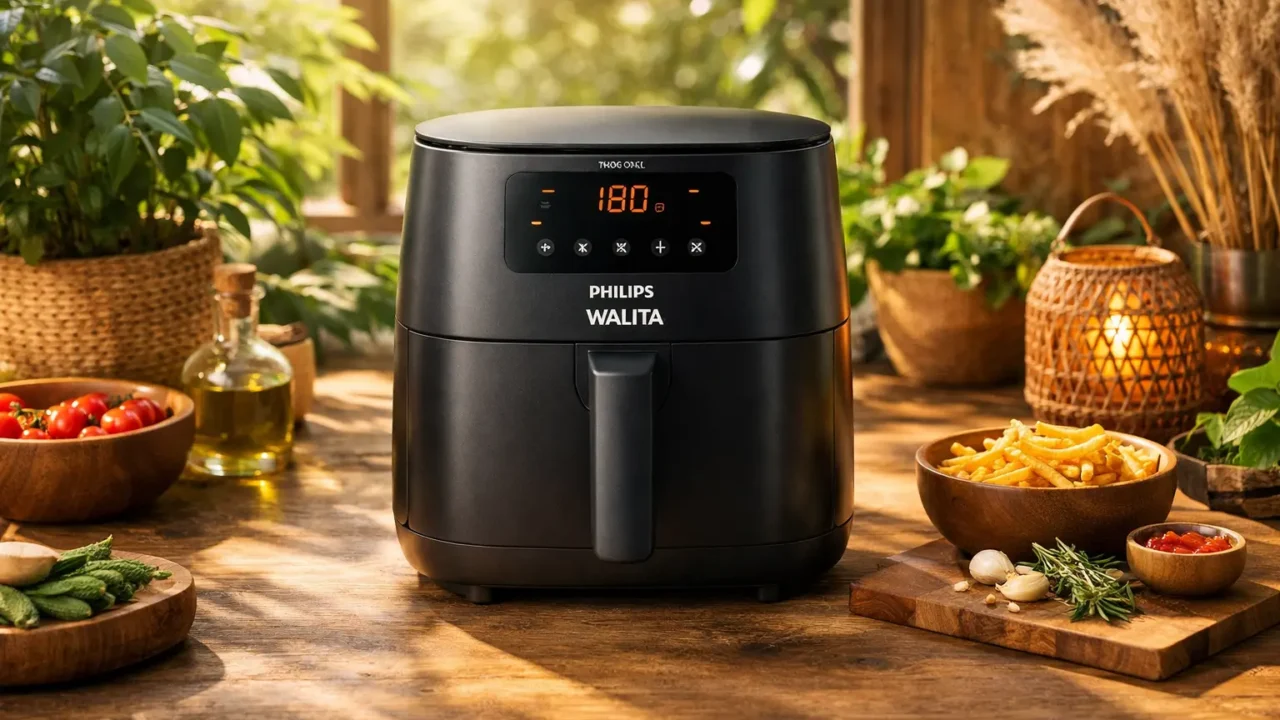 6 Fritadeiras Airfryer Série 1000 XL Philips Walita com nota máxima dos usuários