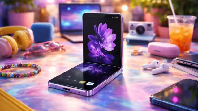 Samsung Galaxy Z Flip 7 destaque em 01/30/2026 11:23:33: 6 modelos dobráveis para qualquer bolso
